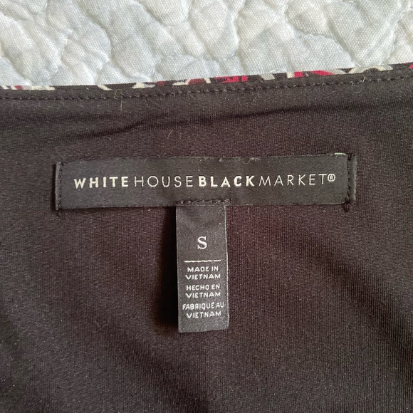 White House Black Market Front Tie Top- Size S - Picture 3 of 4
